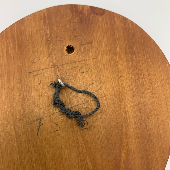 Vtg. Retro Hand Carved Madonna Mother & Child Sculpture Wall Hanging Italian Art - Picture 7 of 7